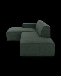 Espada hjørnesofa med chaiselong venstre og pufafslutning højre