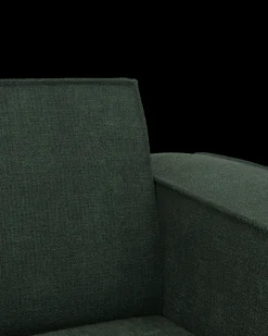 Espada hjørnesofa med chaiselong højre og pufafslutning venstre