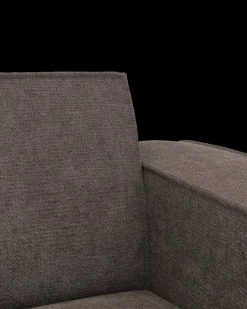 Espada hjørnesofa med chaiselong højre og pufafslutning venstre