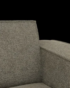 Espada hjørnesofa med chaiselong højre og pufafslutning venstre