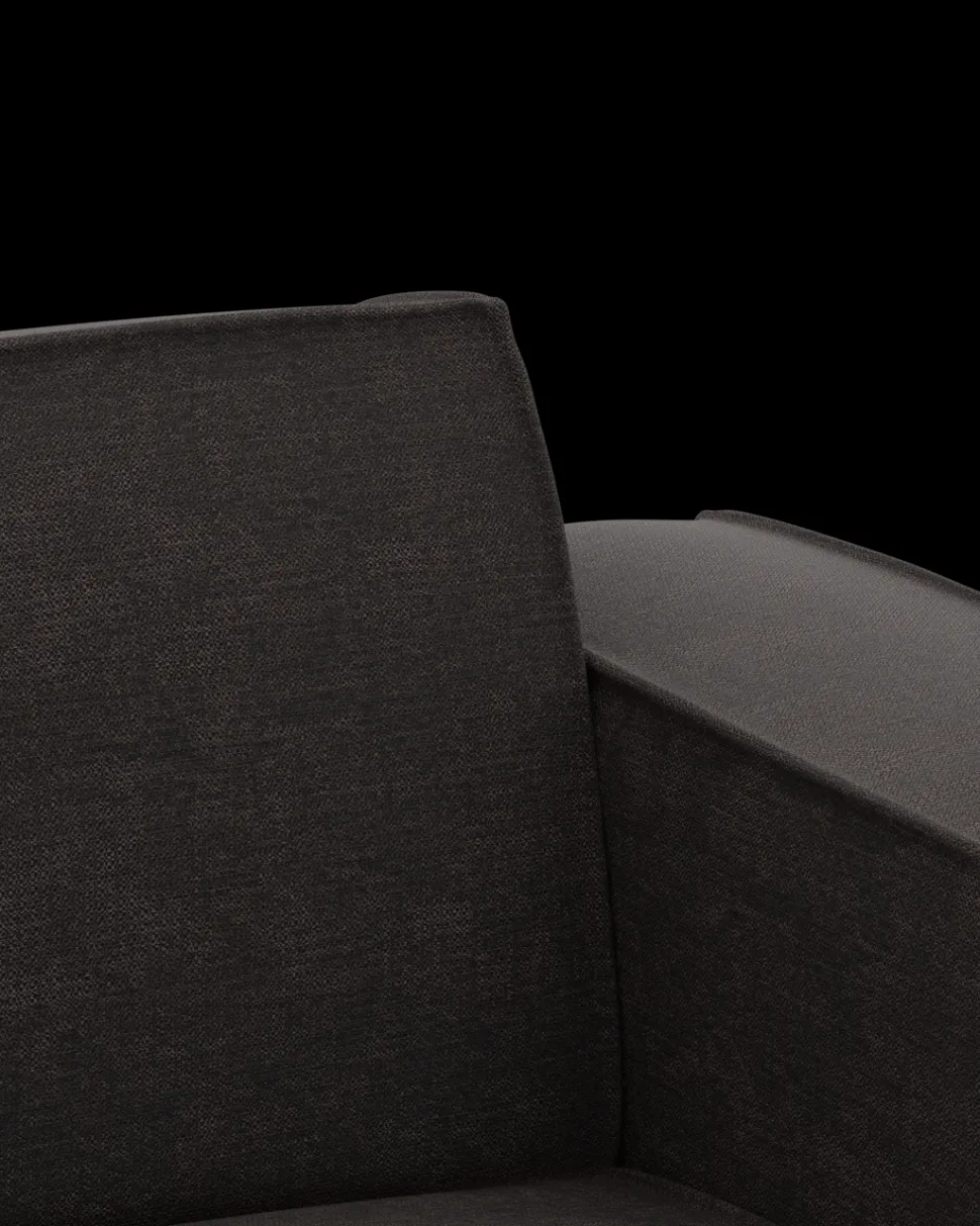 Espada hjørnesofa med pufafslutning venstre