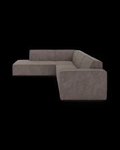 Espada hjørnesofa med pufafslutning venstre