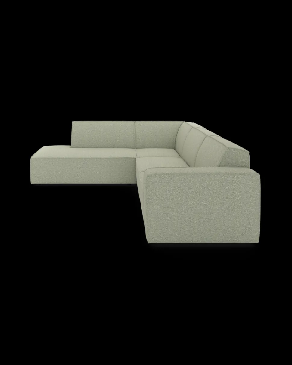 Espada hjørnesofa med pufafslutning venstre