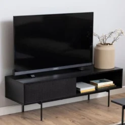 Estella TV-bord, sort ask