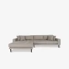 Fabio sofa m/chaiselong, stone