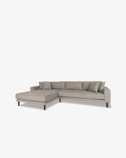 Fabio sofa m/chaiselong, stone