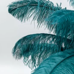 Feather palm bordlampe, petrol