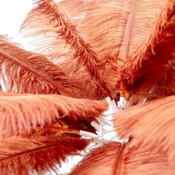 Feather palm bordlampe, rust