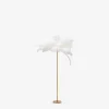 Feather palm gulvlampe, hvid