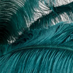 Feather palm gulvlampe, petrol