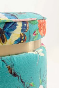 Flower fever puf, blå