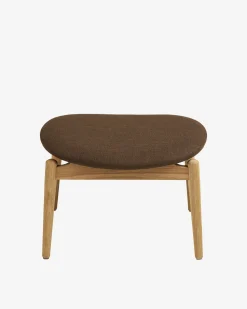 Frame fodskammel, natur/brun