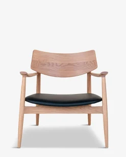 Frame loungestol, natur/sort