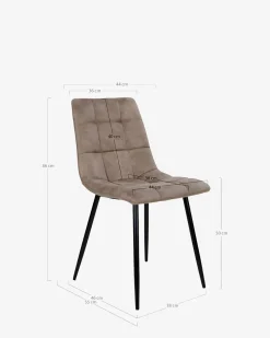 Frigg spisebordsstol, lys brun