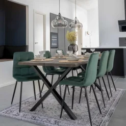 Frigg spisebordsstol, mørkegrøn