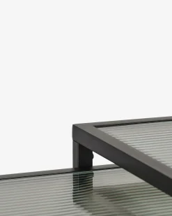 Frisco sofabordssæt, sort metal