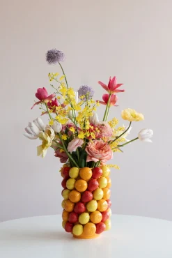 Frugt parade vase høj