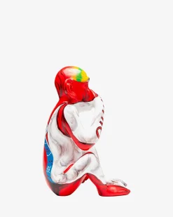 Graffiti monkey red