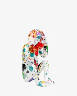 Graffiti monkey white