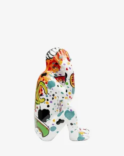 Graffiti monkey white