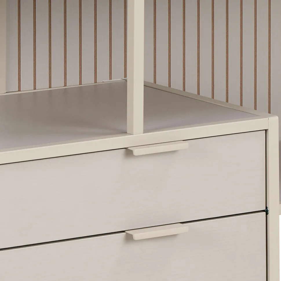 Gwenn reol asymmetrisk lav med skuffer