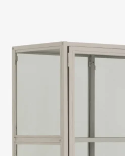 Gwenn vitrineskab, grå