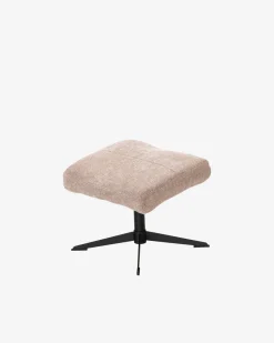 Harlem fodskammel, taupe