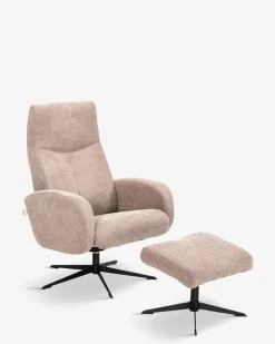 Harlem lænestol, taupe