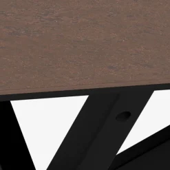 Heaven sofabord glas | keramisk, Rustbrun