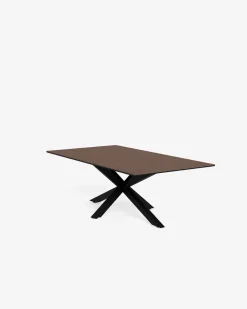 Heaven sofabord glas | keramisk, Rustbrun