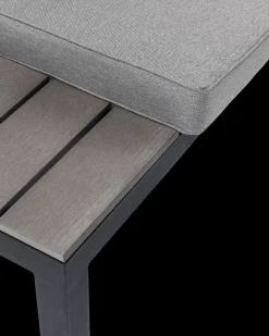 Holiday lounge hjørnesofa m/sofabord, sort/grå