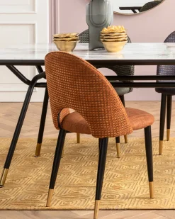 Hudson spisebordsstol, orange