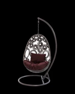 Ibiza hængestol, sort