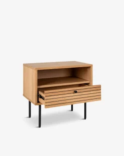 Kyoto sengebord, lys eg