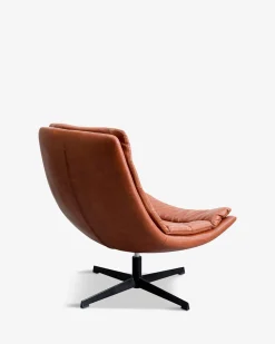 Lido lænestol, cognac