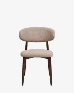 Linea spisebordsstol, sand/valnød