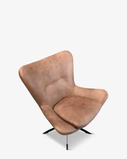 Lotus lænestol, cognac