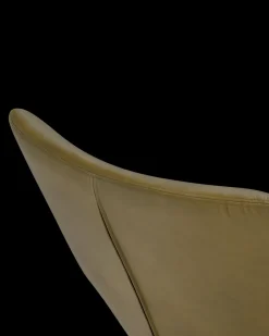 Lotus lænestol, grøn læder