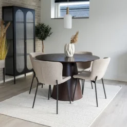 Maceda spisebordsstol, beige