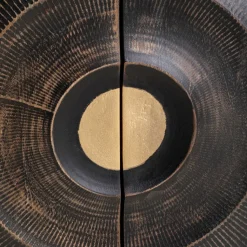 Madeira skænk, sort bejdset