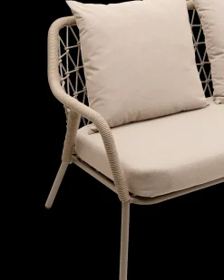 Milos 2 pers. sofa, taupe