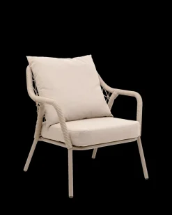 Milos lounge stol, taupe