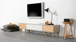 Mistral AV reol, lysegrå