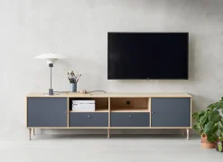 Mistral TV-bord, eg / antracit