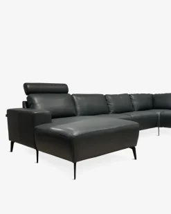 Modu byggesofa, antracite læder
