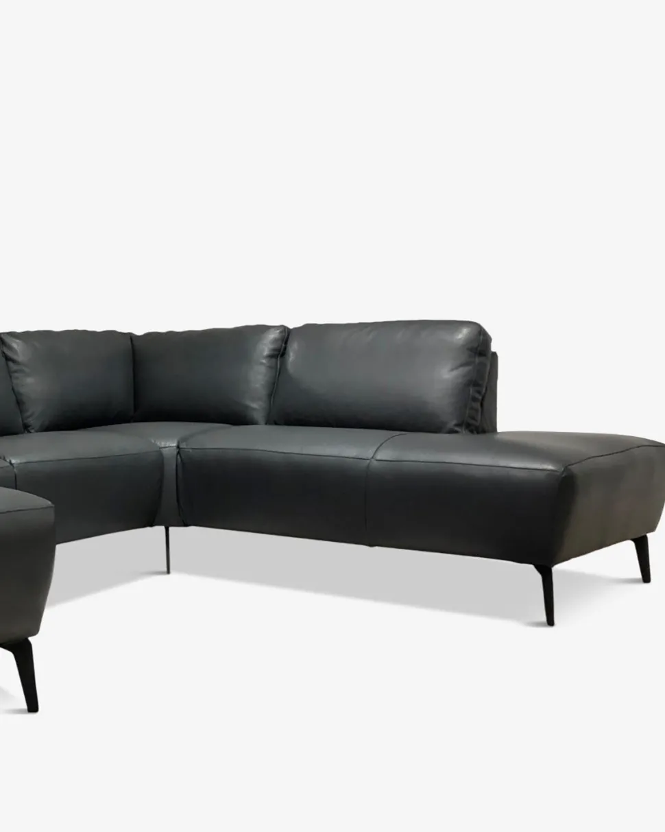 Modu byggesofa, antracite læder