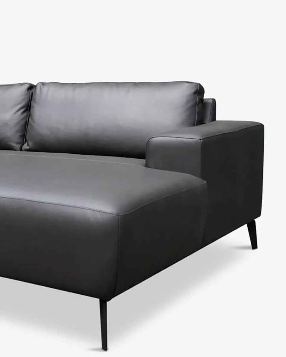 Modu byggesofa, antracite læder