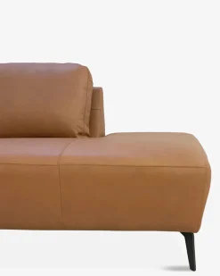 Modu byggesofa, lys cognac læder