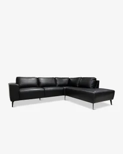 Modu byggesofa, sort læder