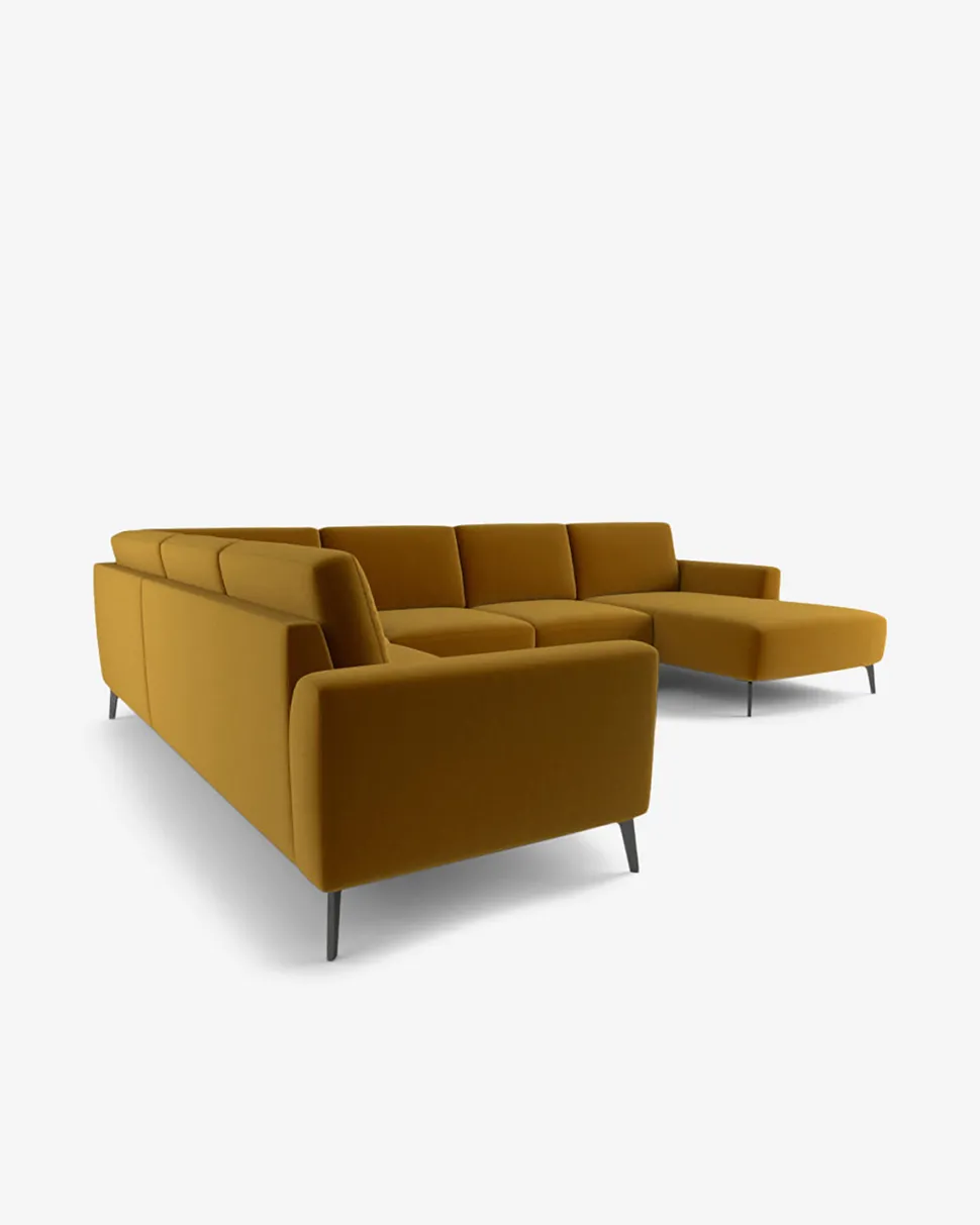 Modu hjørnesofa, gold velour